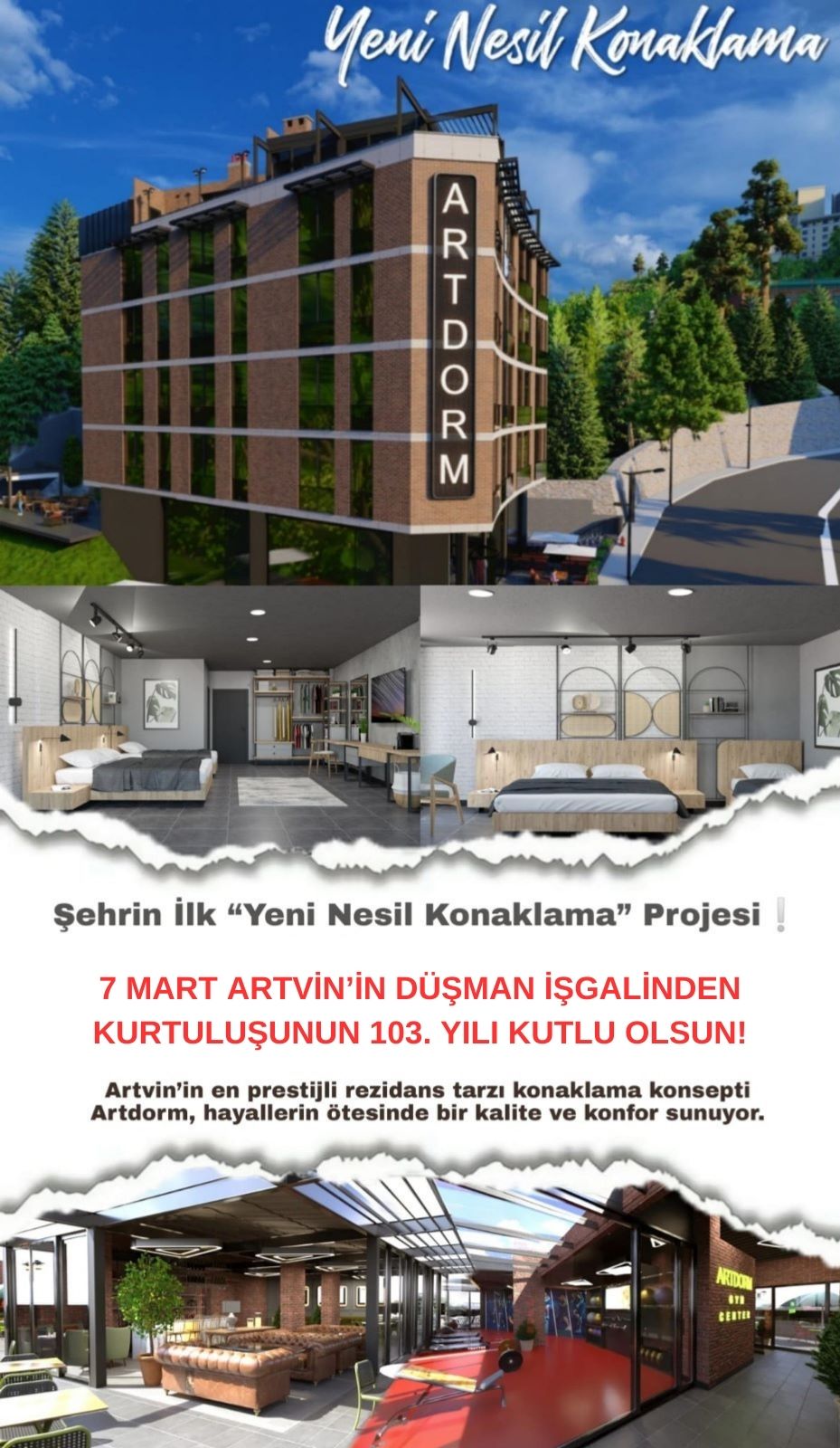 Yeni Nesil Konaklamanın Adresi Artdorm'dan 7 Mart Mesajı